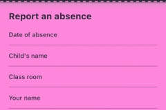 Report an absence